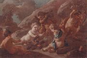 Francesco de mura Allegory of winter oil painting